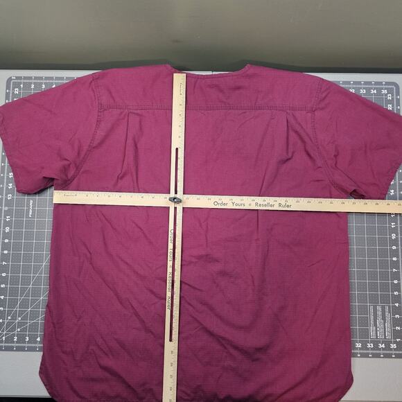Carhartt Scrub To Mens XL Ripstop Canvas Burgundy Nurse Medical - Picture 6 of 8